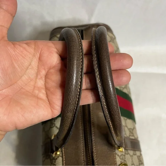 ‼️SOLD‼️ Gucci Boston GG Canvas Sherry Line handbags - Picture 10 of 13